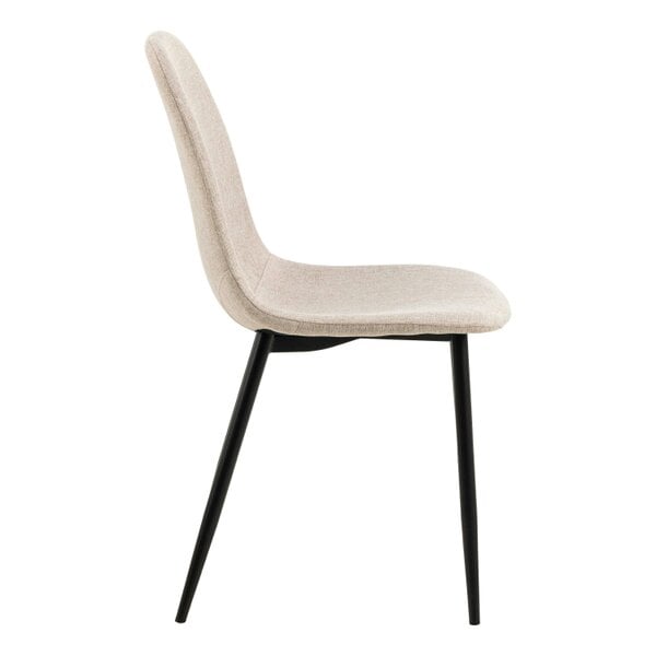 Wyld Haus Set of 4 Havdrup Beige Upholstered Dining Chairs