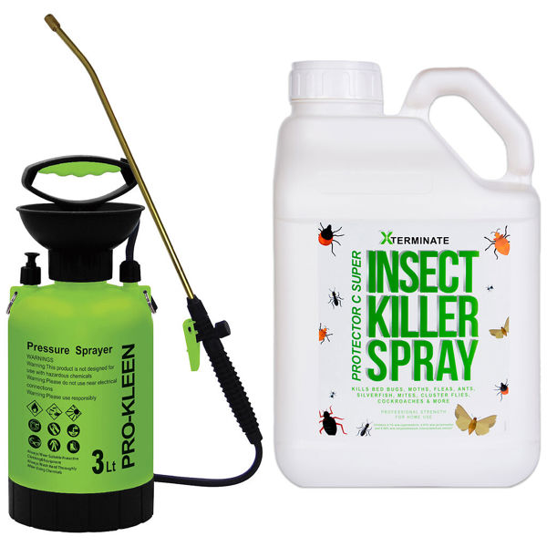 Xterminate 3L pump sprayer with 5L Xterminate Insect Killer