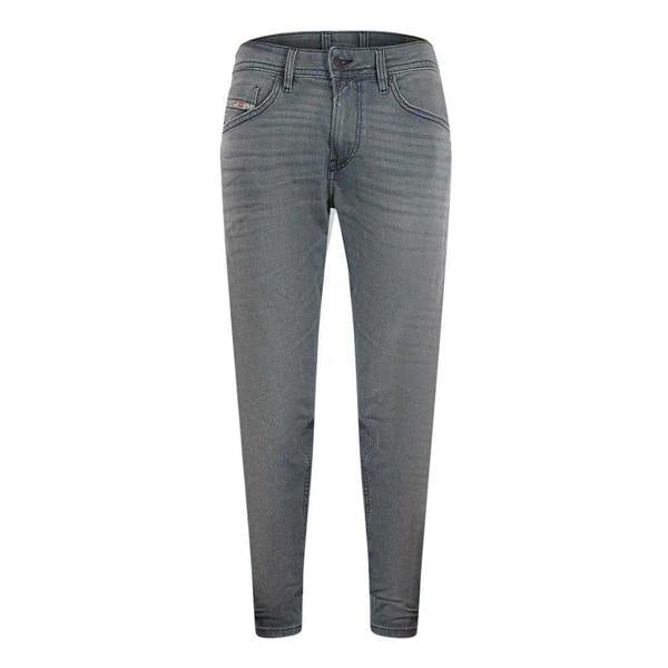 Diesel Mens Larkee-X Stretch Jeans - Light Grey - 