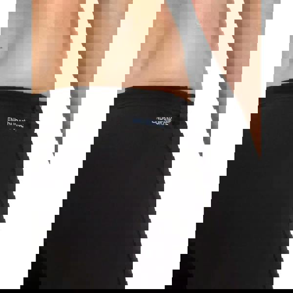 Black Speedo Hyperboom Panel Aquashort with endurance compression shorts