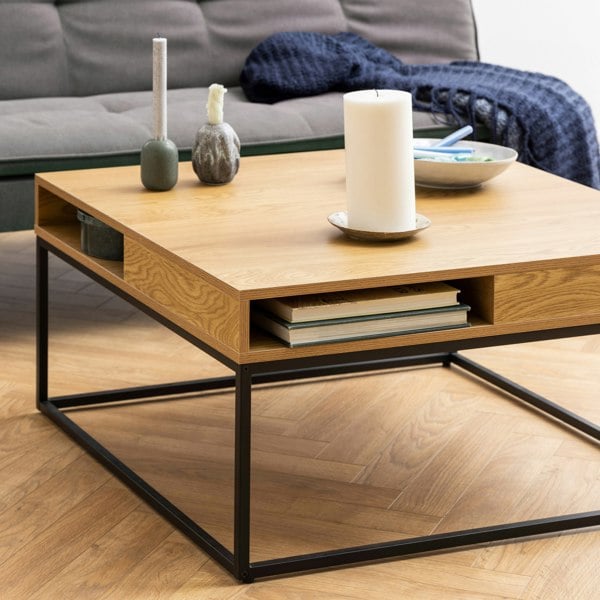 Furniture To Go Willford Coffee Table in Oak & Black