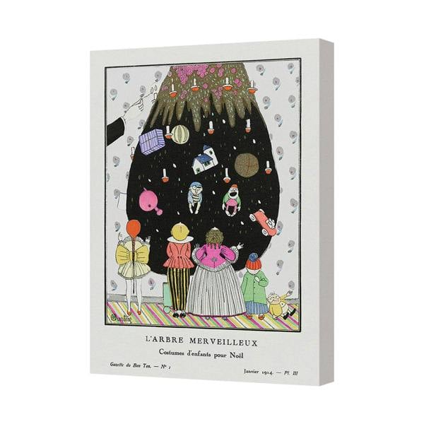 Benjamin Tate Design Contemporary Canvas Art Print On Gallery Style Deep Wooden Frame Handmade In UK