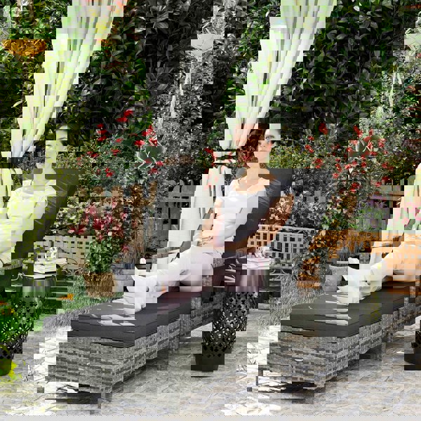 Rattan Single Lounge