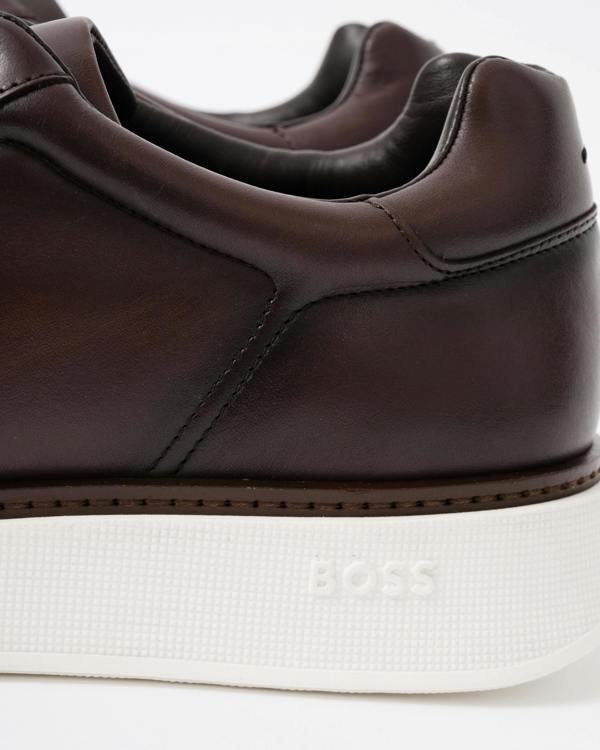 BOSS Orange Bulton Runn bufwtL Mens Trainers - Dark Brown 201