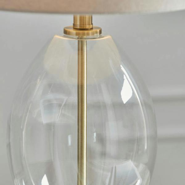 Pagazzi Lighting East Antique Brass Table Lamp