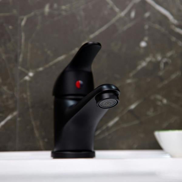 Flode Mien | Mono Basin Mixer Tap | Matt Black