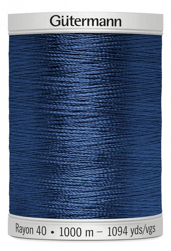 Gutermann No 40 Sulky Rayon Embroidery Thread 1000m Rayon Thread Suitable For Embroidery