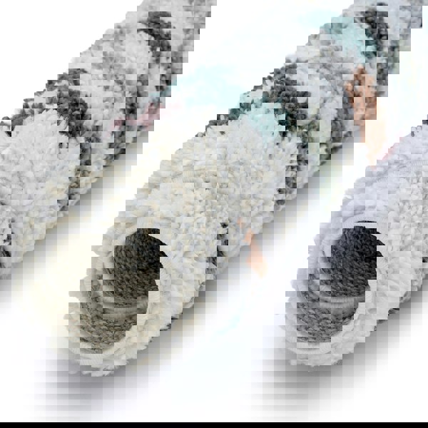 Moodi Shaggy Multicolour Rug, tartan design, high & fluffy pile | THE RUGS