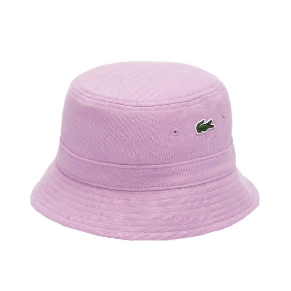 Lacoste Logo Pique Bucket Hat - Pink