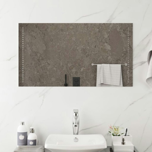 Berkfield LED Bathroom Mirror 90x50 cm