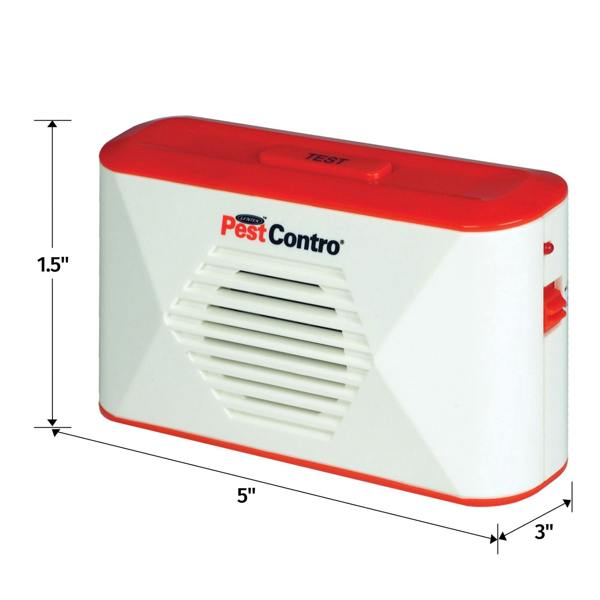 Lentek Portable Battery Opeated Rodent Repeller  Ultrasonic Mice & Rat Deterrent for Car, Garage & Home