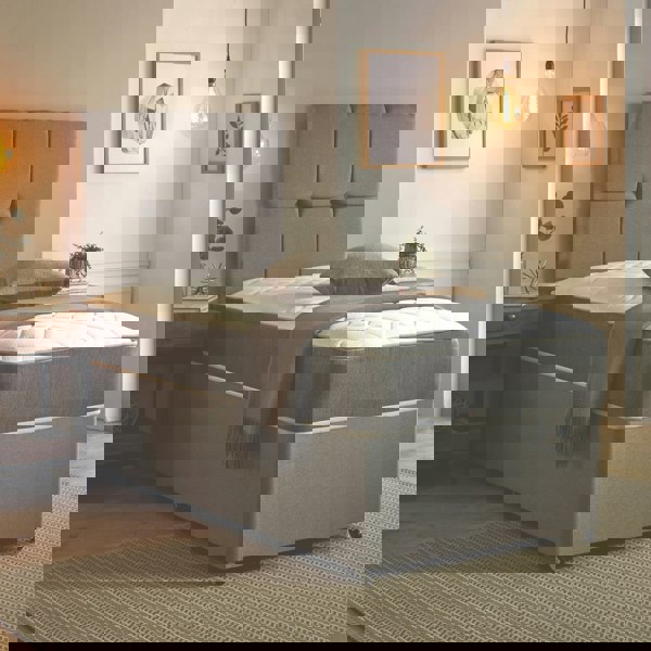 Starlight Beds Castle Hybrid Mattress - 20cm Deep, Soft-Touch Quilted Sleep Surface