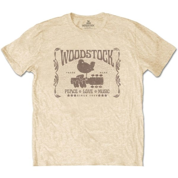 Woodstock Unisex Adult Since 1969 Cotton T-Shirt - Vegas Gold