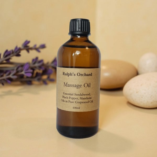 Ralph’s Orchard Massage Oil - Sandalwood, Black Pepper & Mandarin