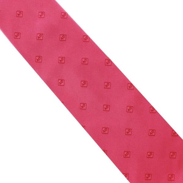 Dunhill silk tie in a repeat monogram pattern