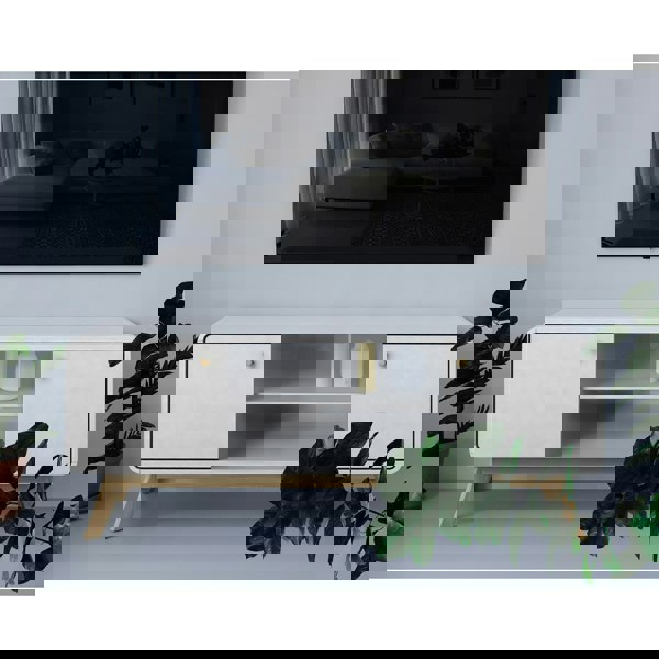 Dorel Home Loft24 Cassie TV-Stand with 2 Doors White