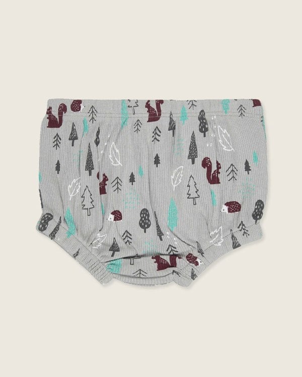 Gender-neutral organic cotton baby pants