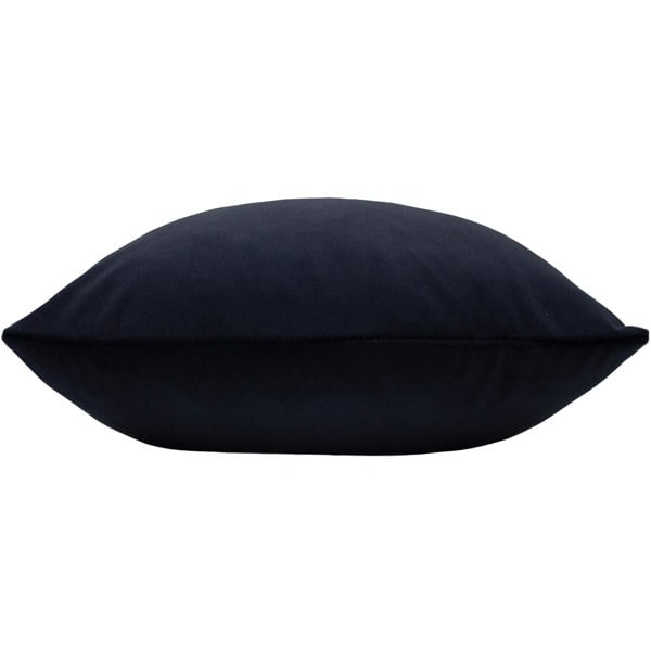 Evans Lichfield Sunningdale Velvet Cushion Cover - Midnight