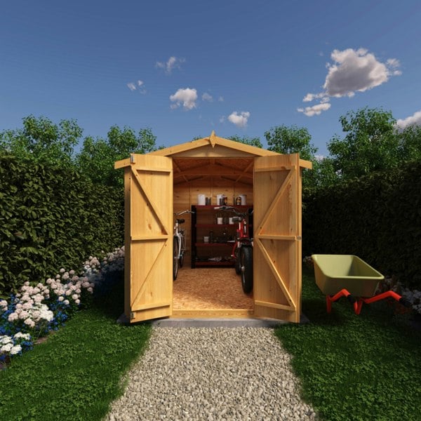 Shire Overlap Double Door No windows 10x6 Storage Shed