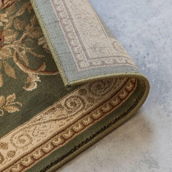 The Rugs Green Oriental Floral Rug - Elegant & Durable
