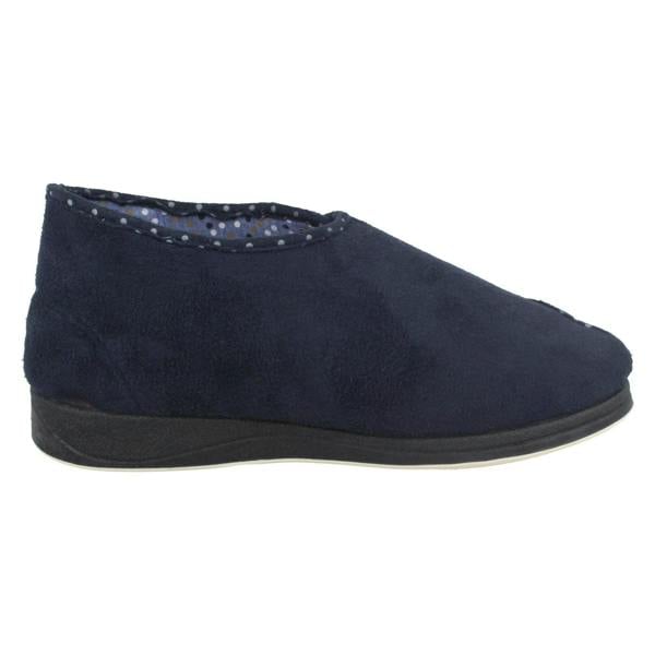 Padders Ladies Padders Wide Fitting Boot Style Slippers Cherish