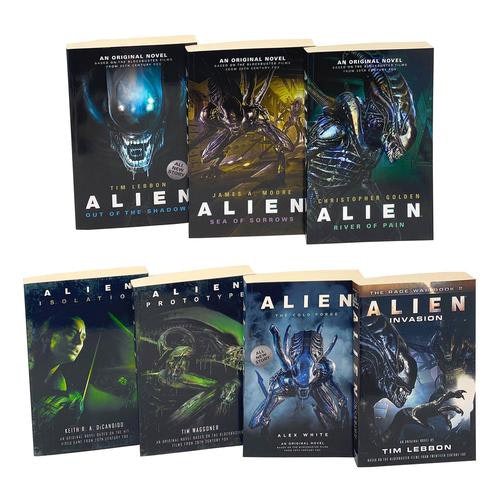 Alien Series 7 Book Set Out of the Shadows, Sea of Soccows, River of Pain, Invasion & more