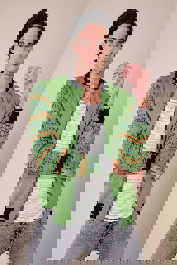 ENORSIA Mens  Zip Through Bomber Jacket