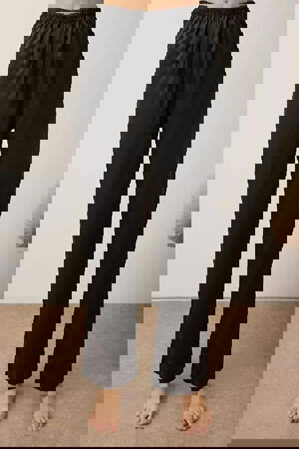 WOVCOR 3-Piece Bridal Set Satin Woven Pajama Set