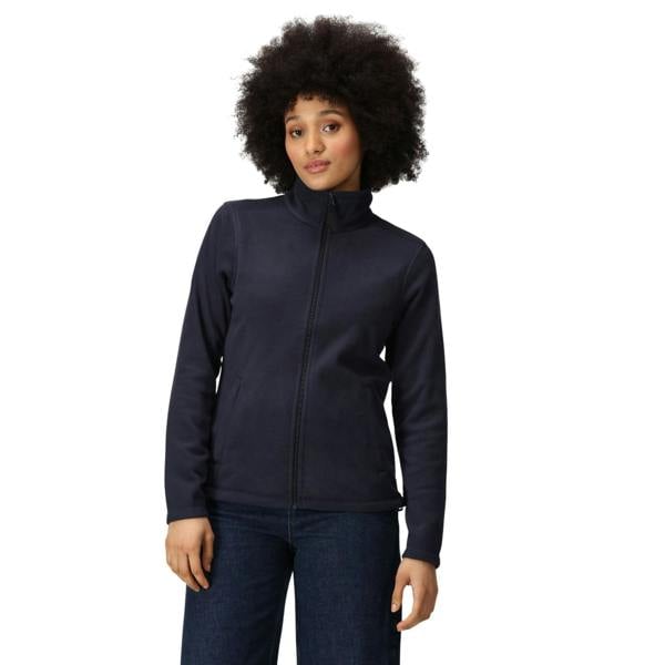 Regatta Womens Micro Full Zip Fleece Jacket - Dark Navy