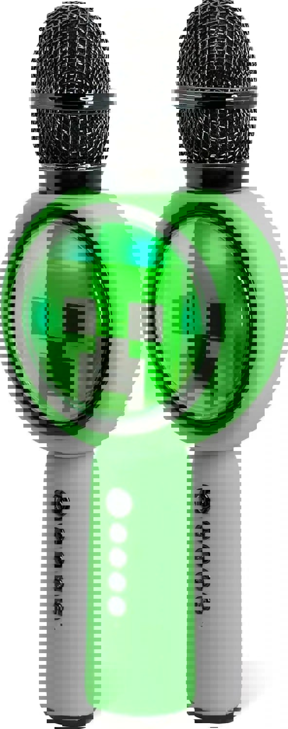 OTL Minecraft Karaoke Microphone and Wireless Speaker with LED Lights