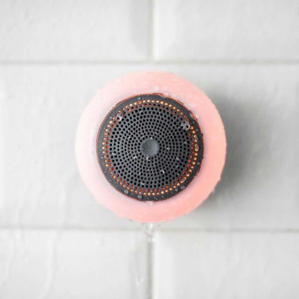Light Up Shower Speaker - product in use