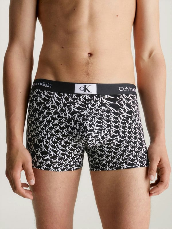 Calvin Klein 3 Pack Mens Trunks Black/Grey