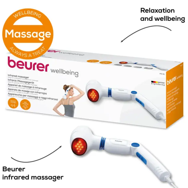 Beurer MG40 Infrared Massager with Rotating Head