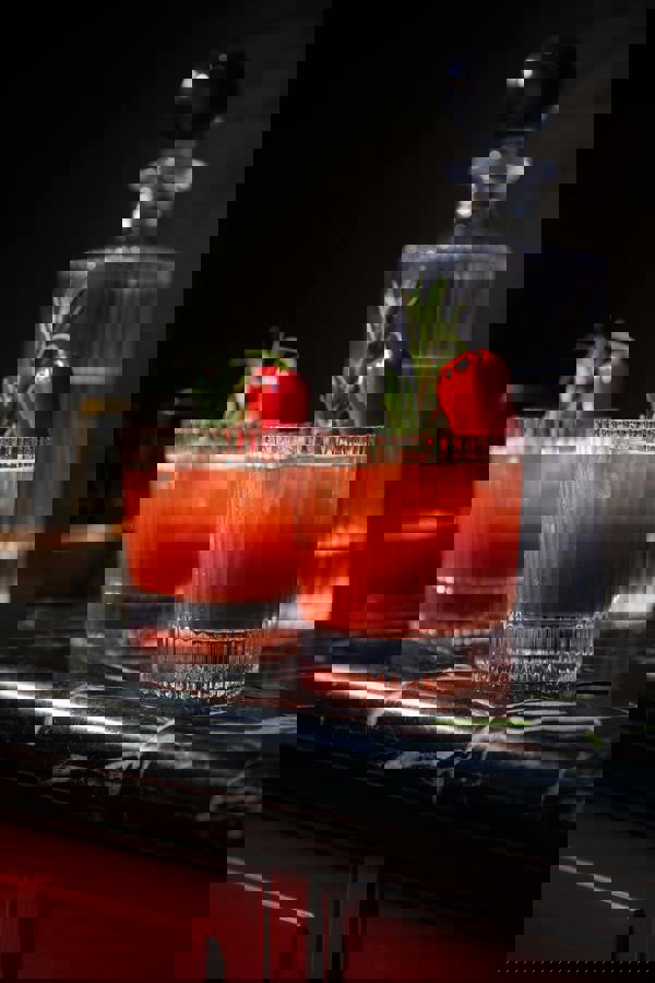 BarCraft Glass Decanter 750ml with Set of 2 Tumblers 270ml