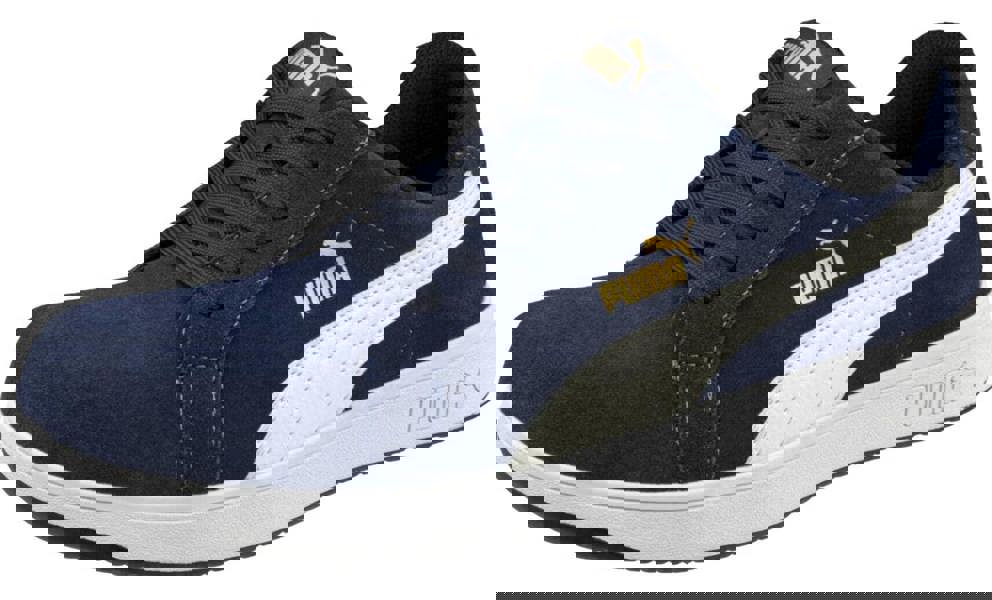 Puma Safety PUMA Iconic Suede Mens Safety Composite Toe Midsole S1P Work Trainers