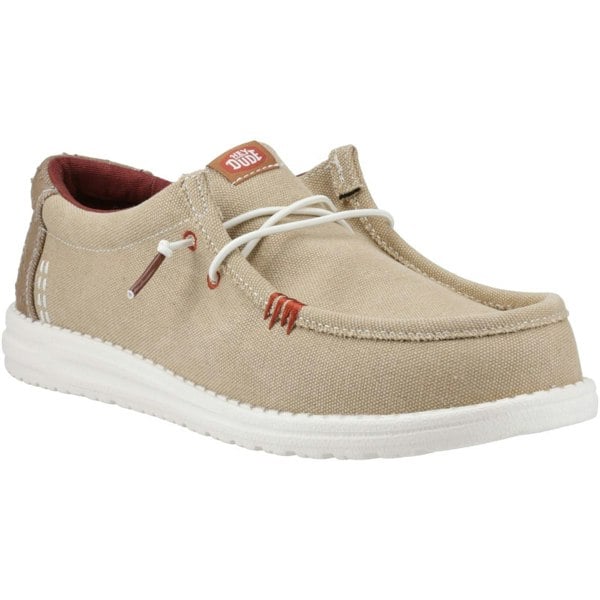 HEYDUDE Wally Workwear Polyester Blend Men's Incense/Multi Moccasins Shoes