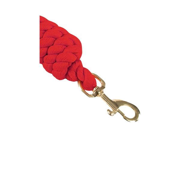 Shires Extra Long Horse Lead Rope - Red