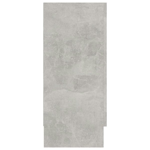Berkfield Vitrine Cabinet Concrete Grey 120x30.5x70 cm Engineered Wood