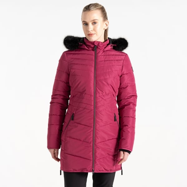 Dare 2B Women's Striking IV Mid Length Padded Jacket - Hydrangea Pink