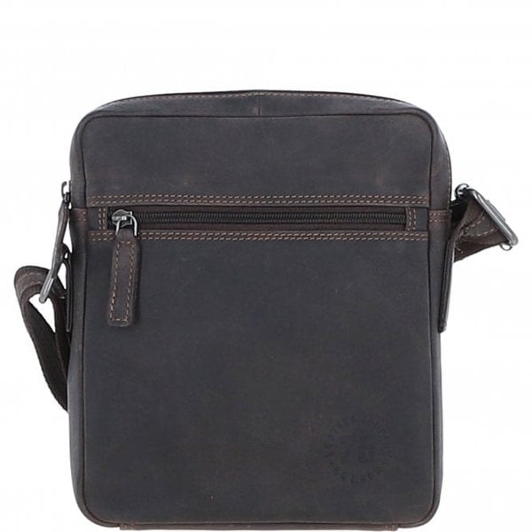 Leather Company Real Leather Messenger Bag: LISBON