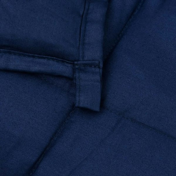 Berkfield Weighted Blanket Blue 150x200 cm 7 kg Fabric