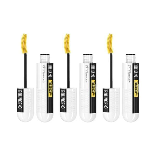 Maybelline New York 3 x Maybelline Colossal Curl Bounce Mascara 10ml - After Dark