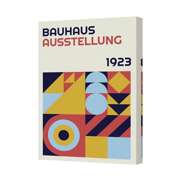 Benjamin Tate Design Bauhaus Ausstellung 1923 Canvas Wall Art Print Modern Geometric Design