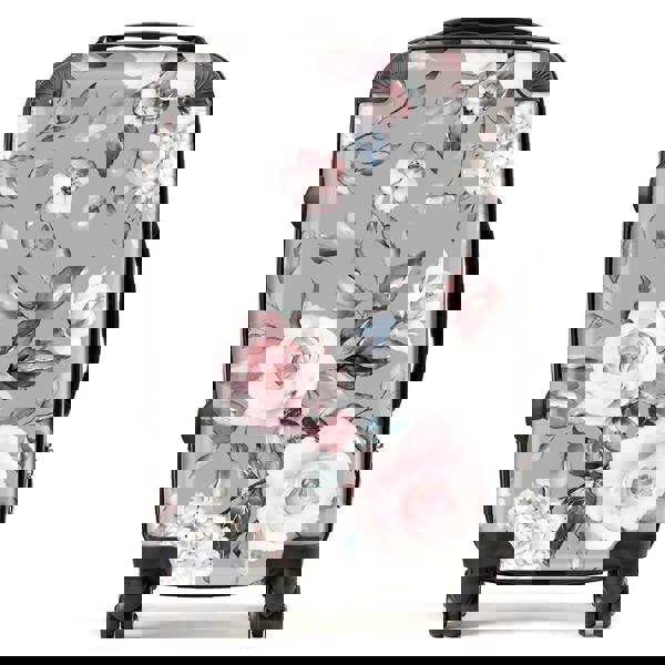 Warren Reed Dusty Pink Roses Suitcase