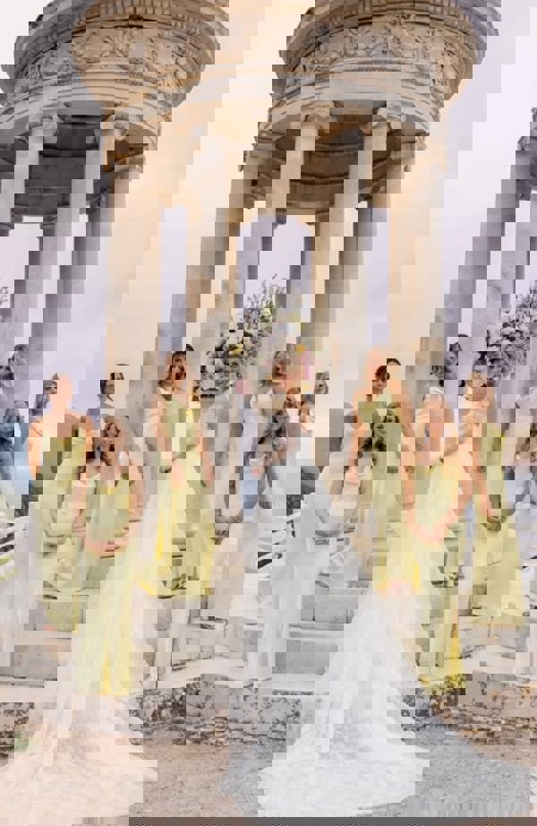 Rewritten London Pollenca Bridesmaid Dress in Lemonade Yellow