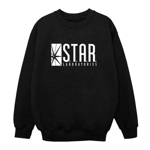 DC Comics Boys The Flash Star Labs Sweatshirt - Black