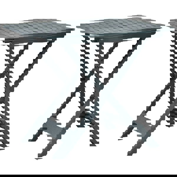 Berkfield Folding Garden Table Green 79x72x70 cm Plastic