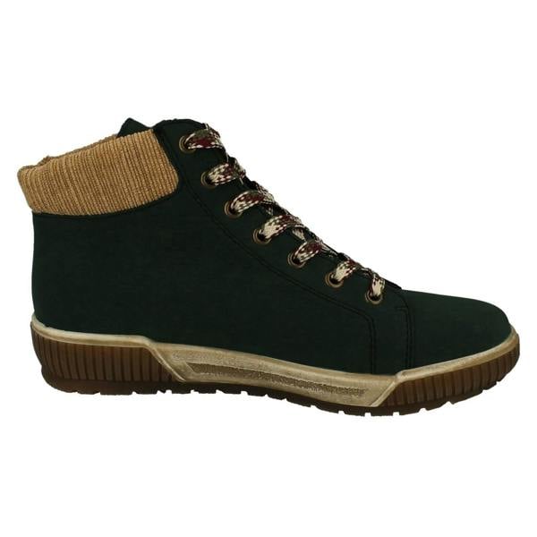 Rieker Ladies Rieker Fleece Lined Dual Fastening Ankle Boots N0709