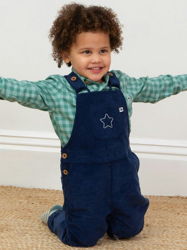 Kite Boys Organic Star Dungarees