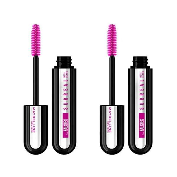 Maybelline New York 2 x Maybelline New York The Falsies Surreal Mascara 10ml - Meta Black